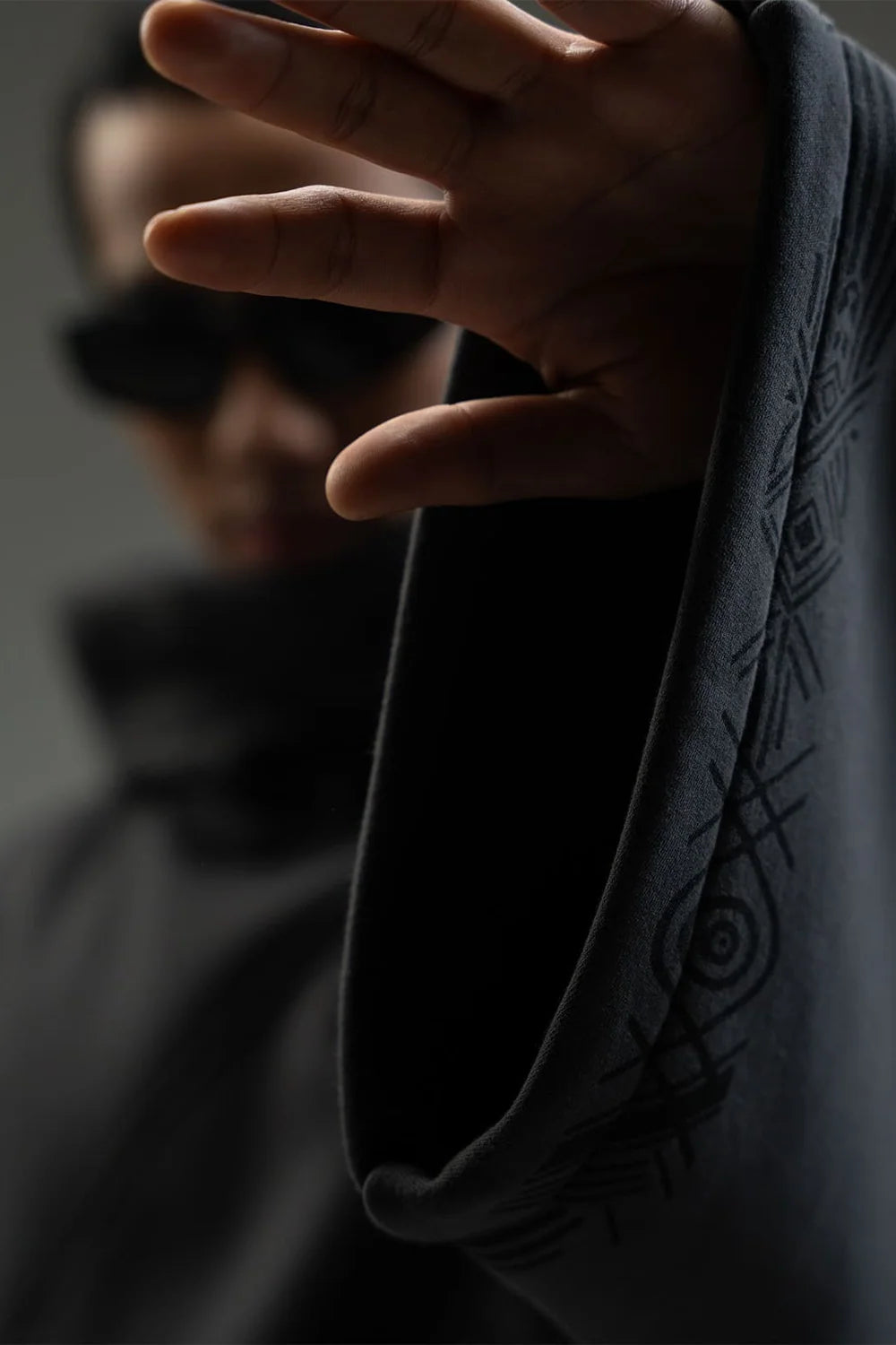Kathnbenz Oversized Dark Grey Hoodie - Voidform