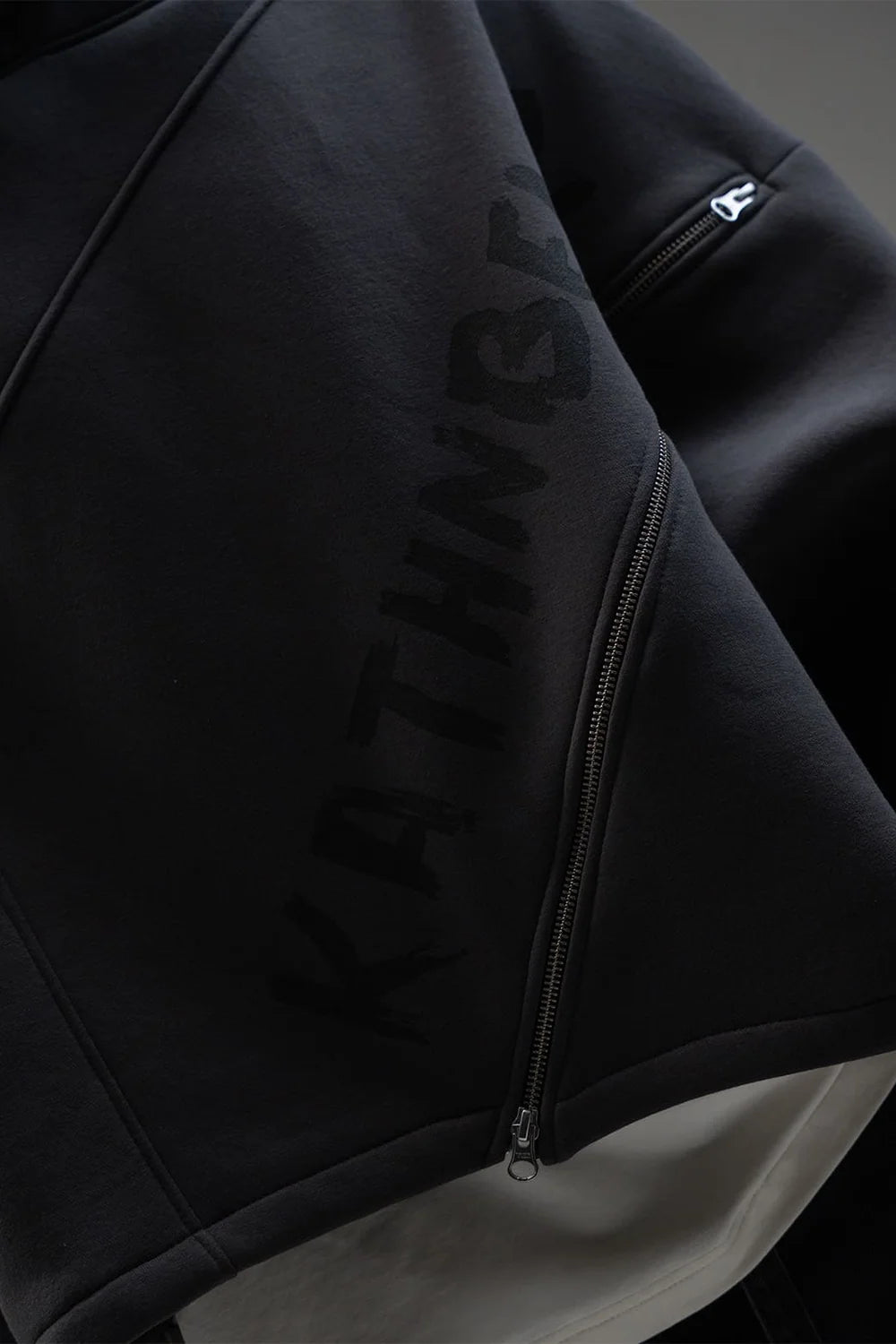 Kathnbenz Oversized Dark Grey Hoodie - Voidform