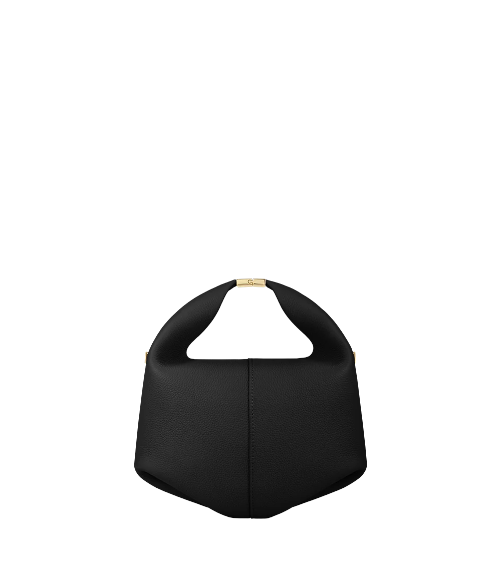 Polene Beri Edition Textured Bag - Black Chain