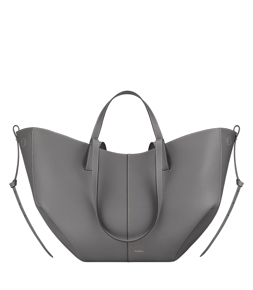 Polene Cyme Edition Textured Bag - Stone