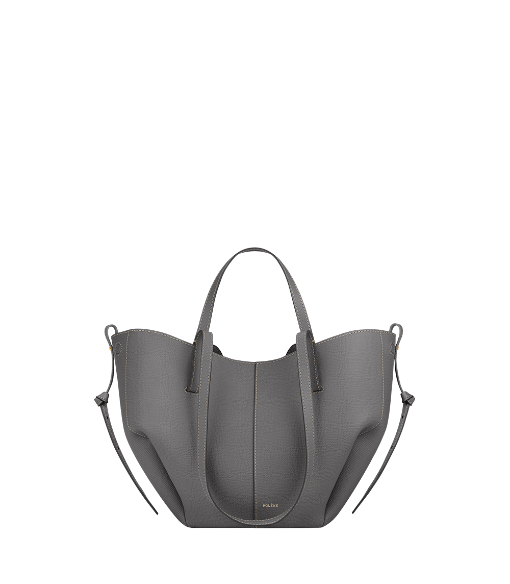 Polene Cyme Mini Edition Textured Bag - Stone