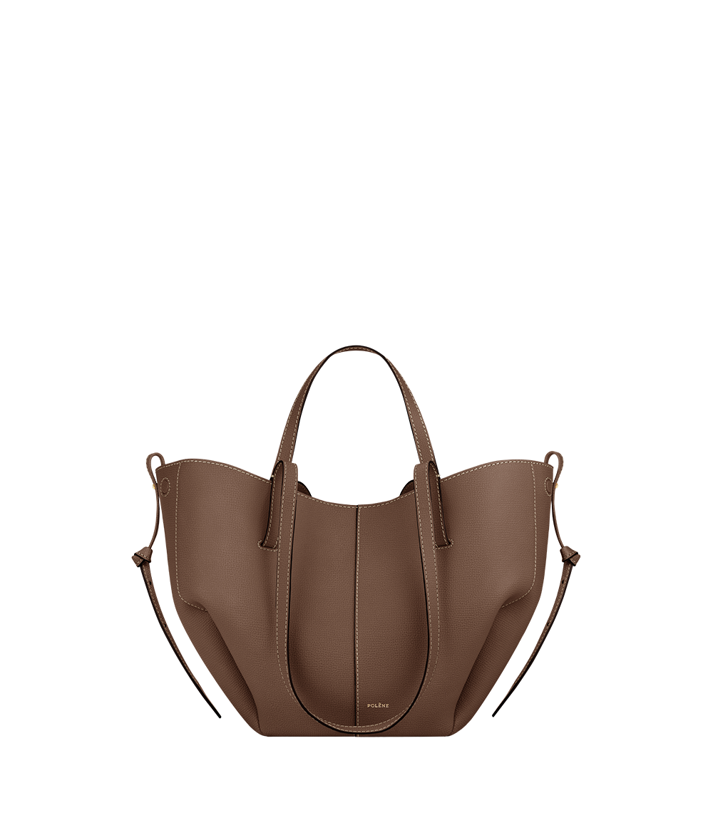 Polene Cyme Mini Edition Textured Bag - Root