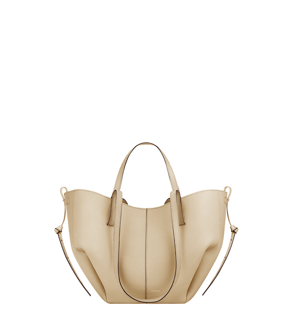Polene Cyme Mini Edition Textured Bag - Sand