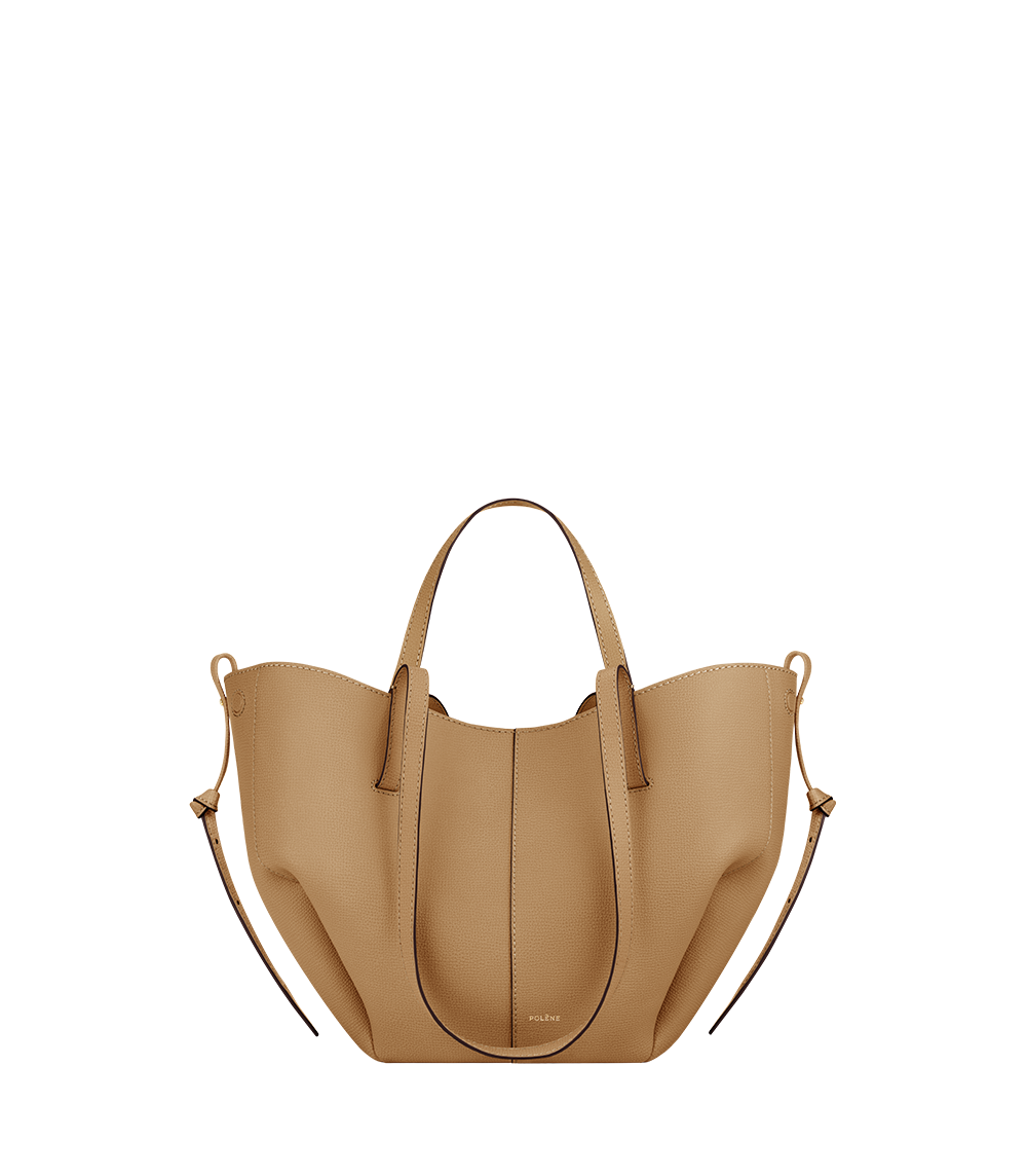 Polene Cyme Mini Edition Textured Bag - Ocher