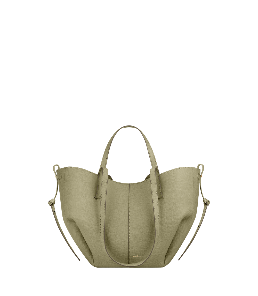 Polene Cyme Mini Edition Textured Bag - Linden