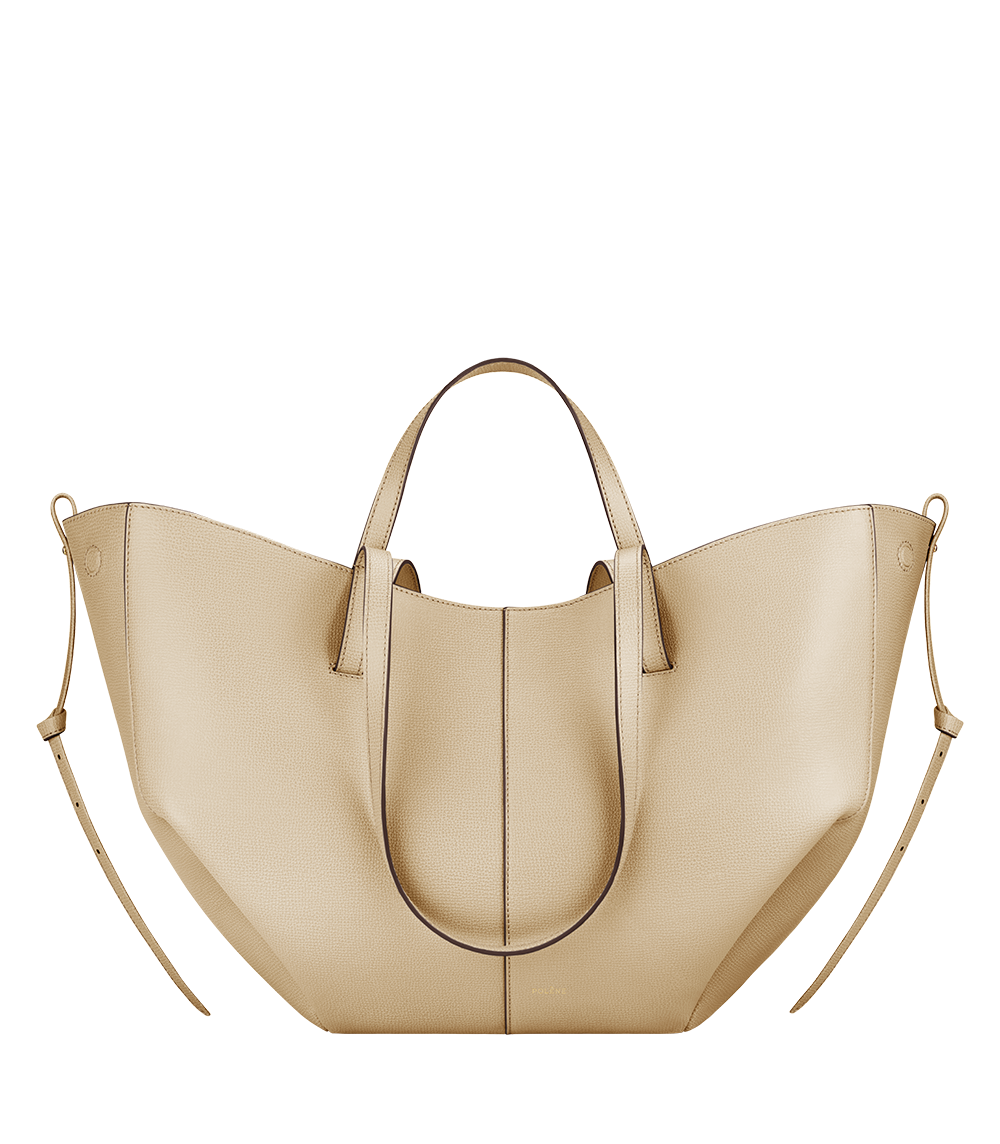 Polene Cyme Edition Textured Bag - Sand