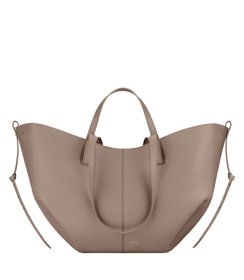 Polene Cyme Edition Textured Bag - Taupe