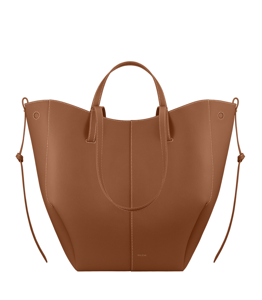 Polene Cyme Tote Bag - Camel