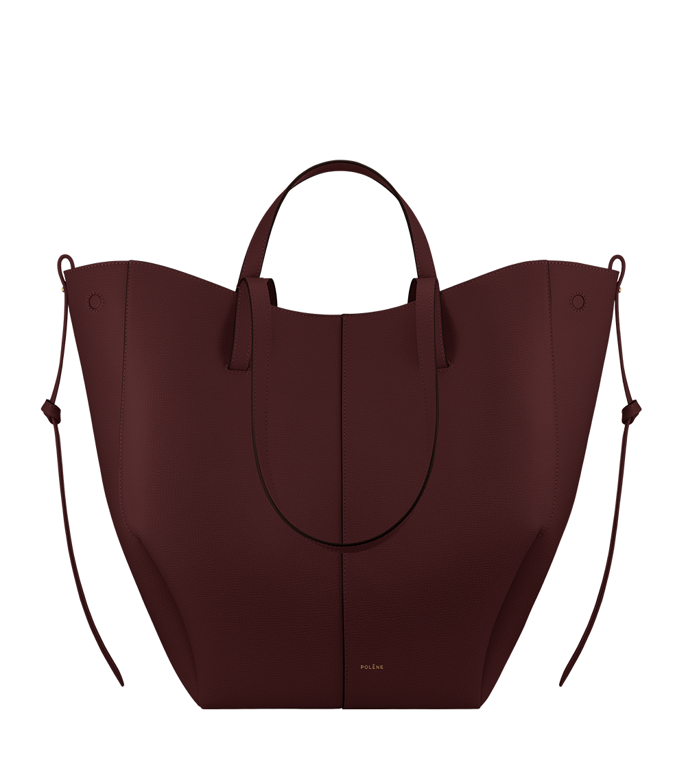Polene Cyme Tote - Black Cherry