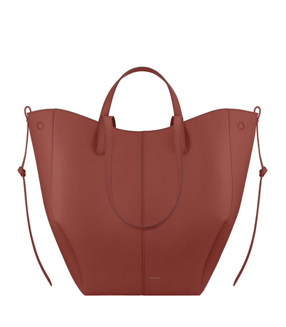 Polene Cyme Tote Bag - Terracotta