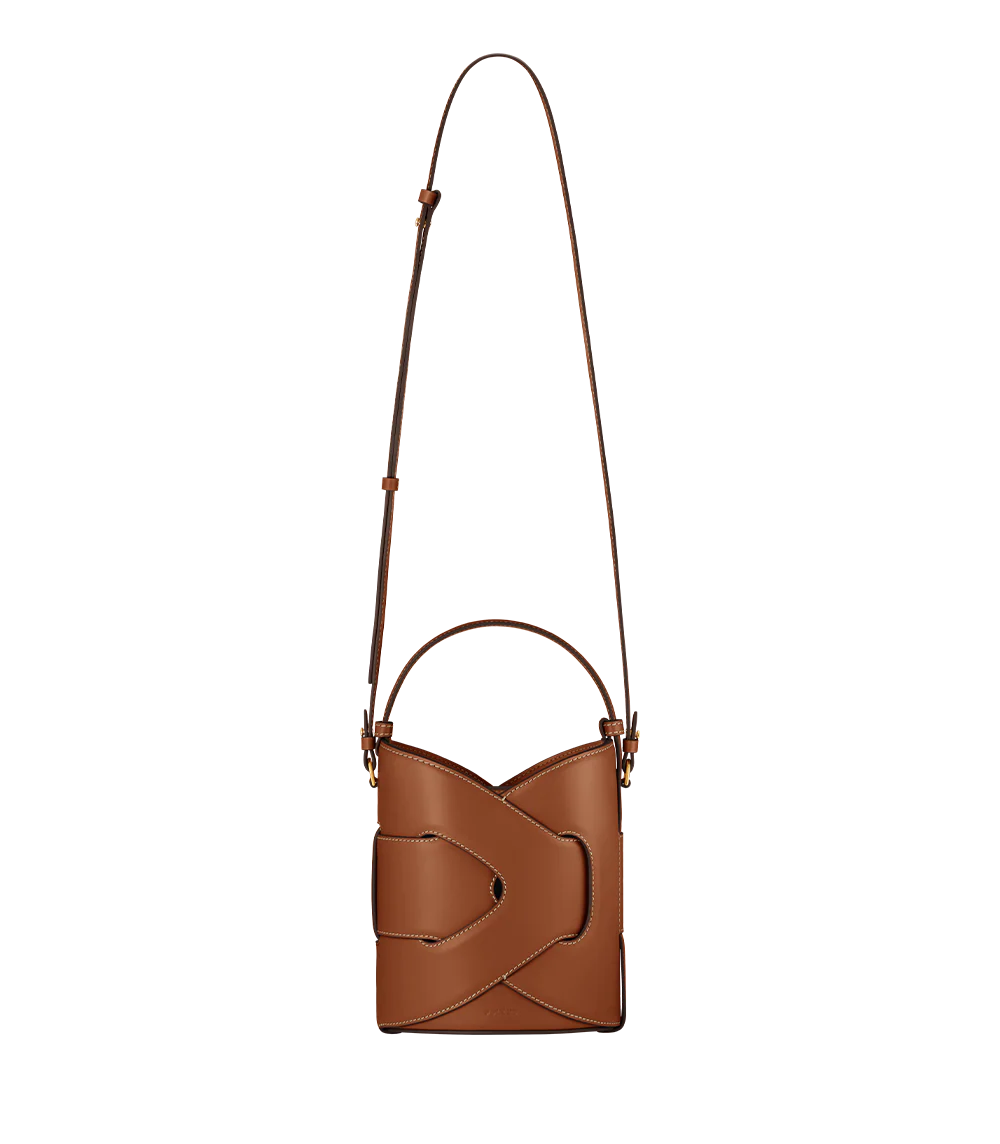 Polene Nodde Seau Edition Bag - Cognac