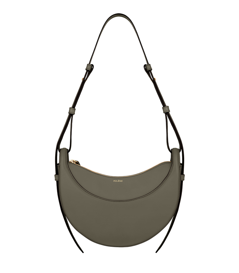 Polene Numero Dix Bag - Smooth Smoky Green