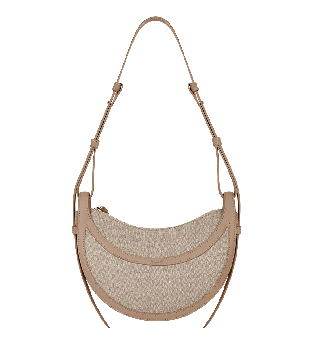 Polene Numero Dix Canvas Bag - Taupe