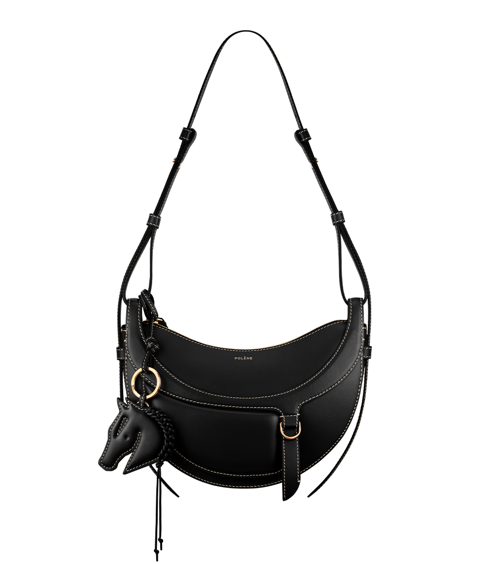 Polene Numero Dix Galop Bag - Black