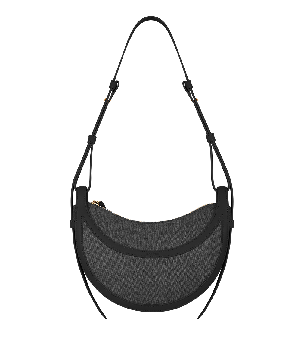 Polene Numero Dix Canvas Bag - Black