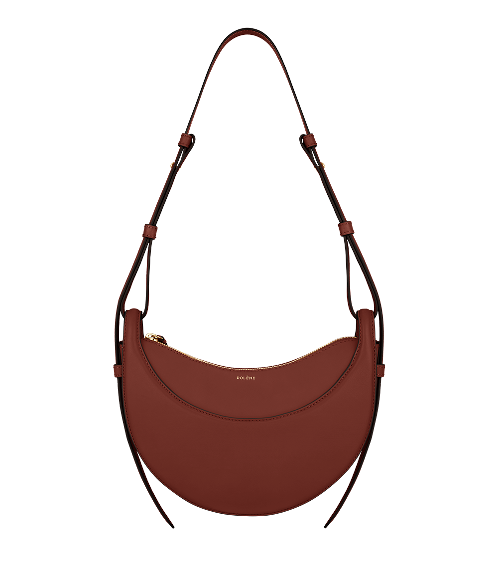 Polene Numero Dix Bag - Smooth Red Clay