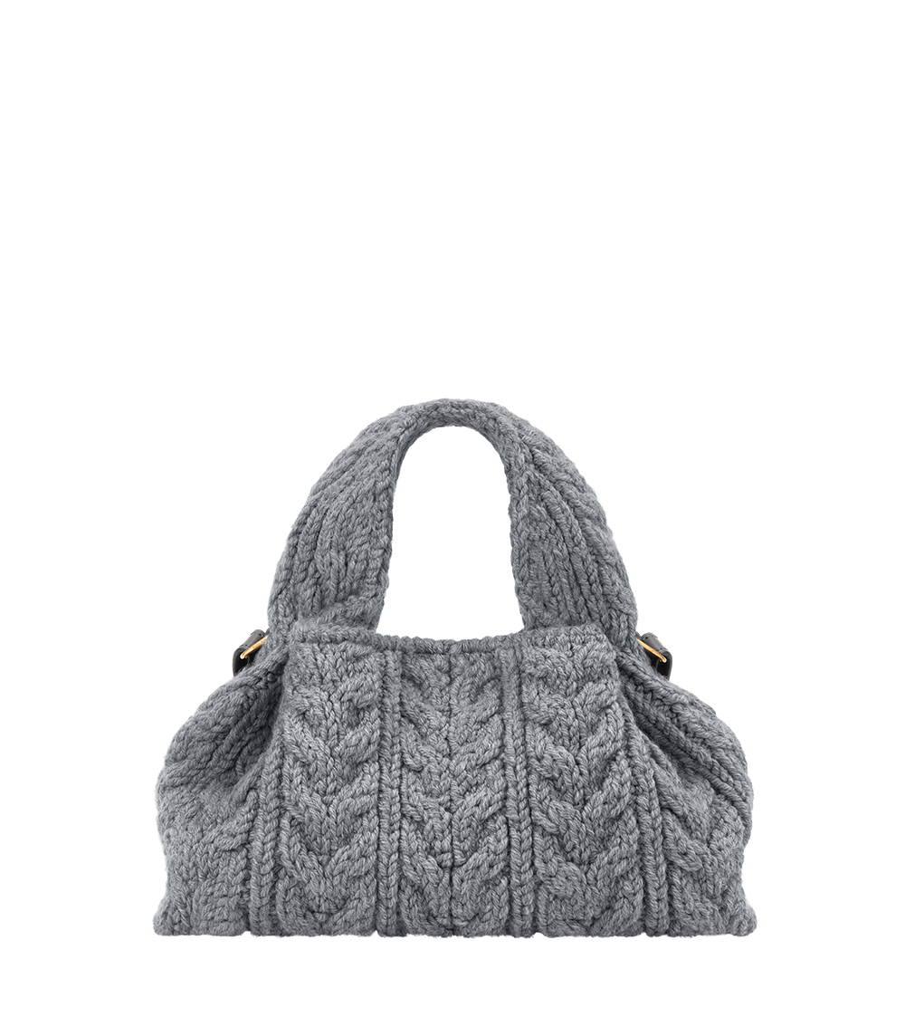 Polene Numero Neuf Mini Merino Bag - Stone