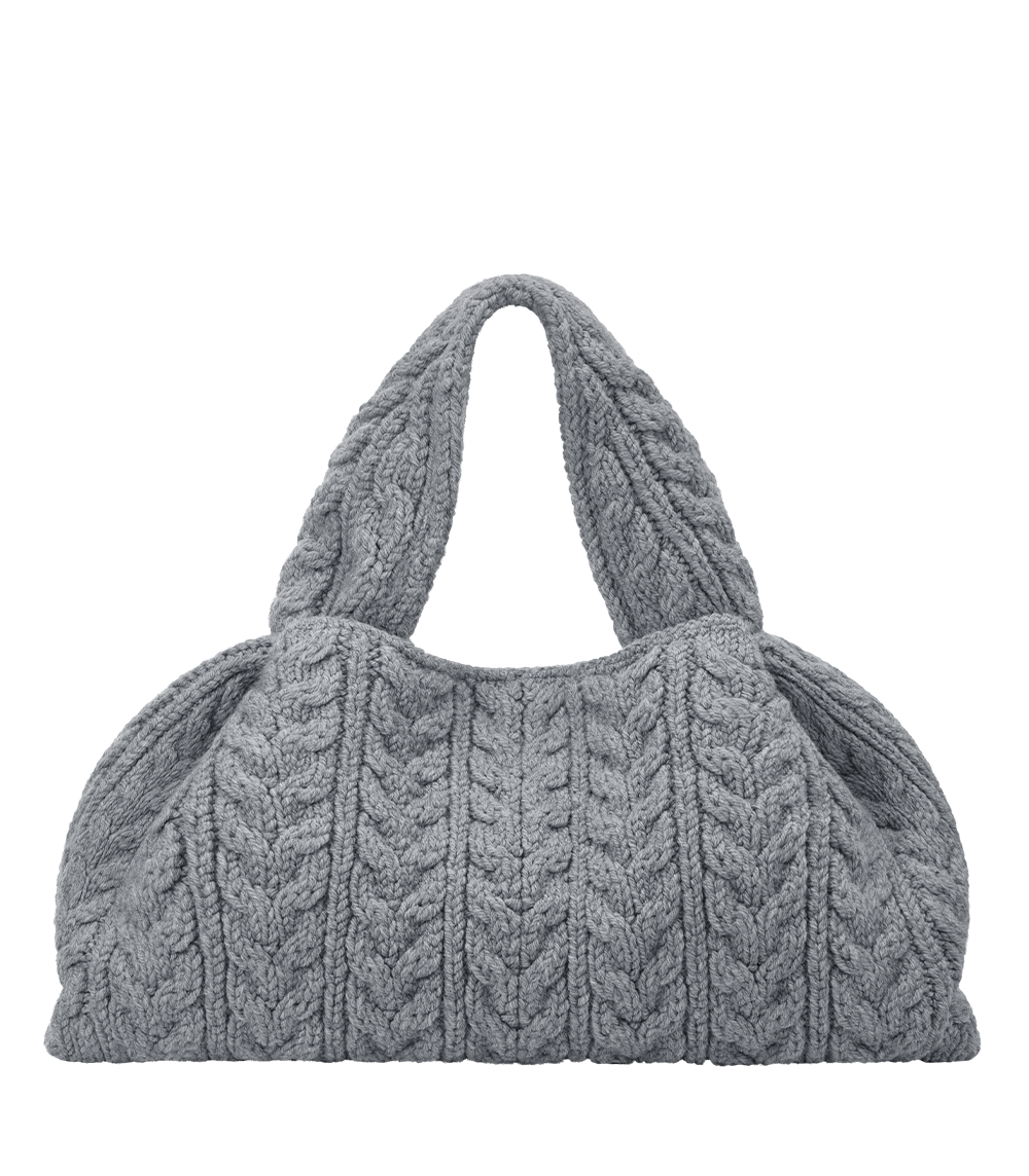 Polene Numero Neuf Large Merino Bag - Stone