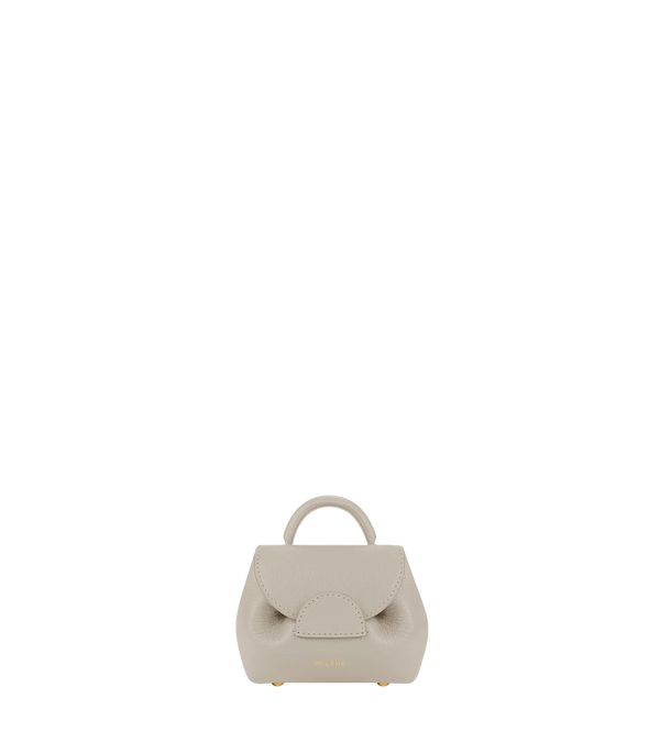 Polene Numero Un Micro Edition Textured Bag - Chalk
