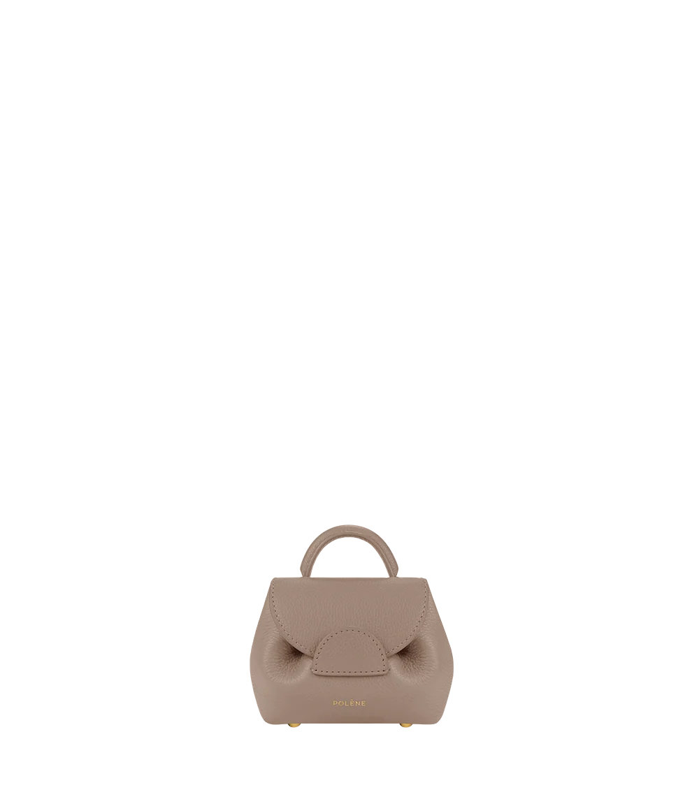 Polene Numero Un Micro Edition Textured Bag - Taupe