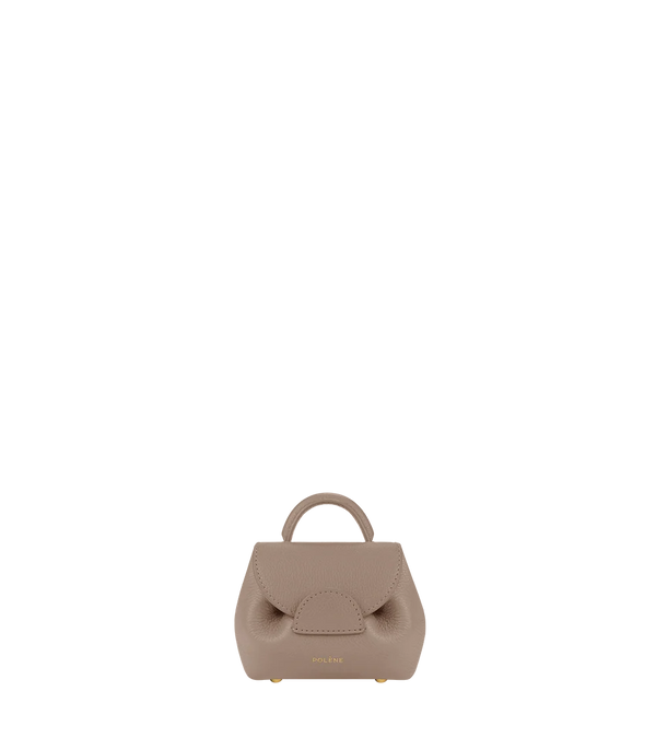 Polene Numero Un Micro Edition Textured Bag - Taupe