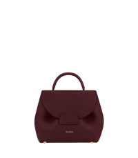 Polene Numero Un Nano Edition Textured Bag - Burgundy