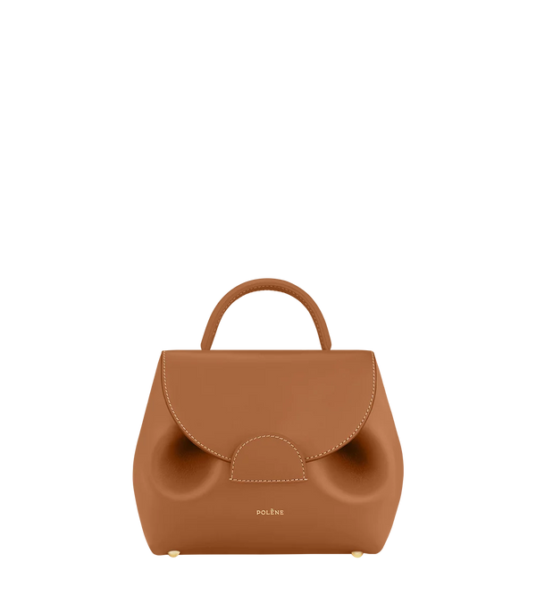 Polene Numero Un Nano Edition Smooth Bag - Camel