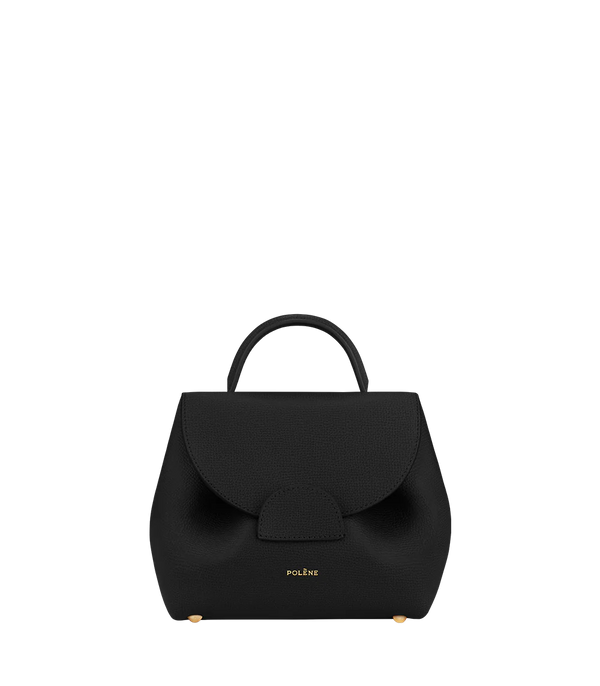 Polene Numero Un Nano Edition Textured Bag - Black