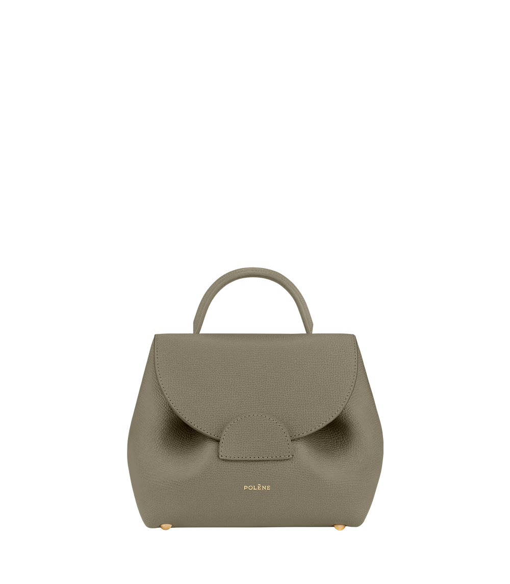 Polene Numero Un Nano Edition Textured Bag - Olive