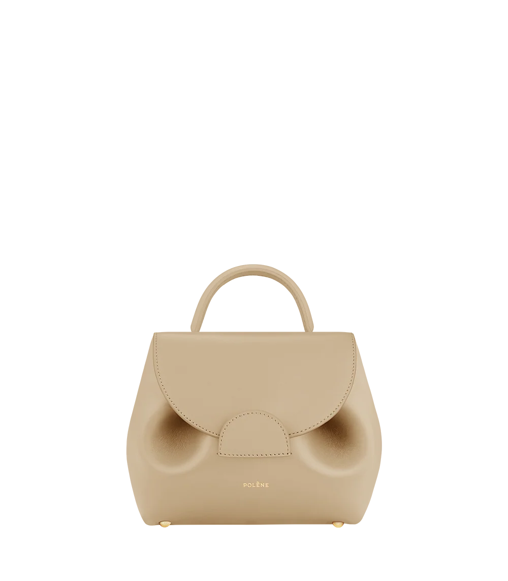 Polene Numero Un Nano Edition Smooth Bag - Sand