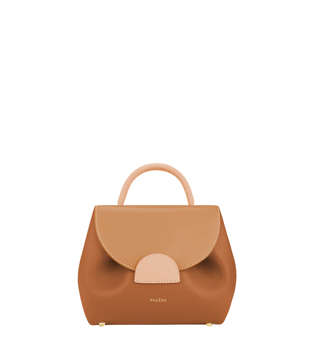 Polene Numero Un Nano Edition Trio Bag - Camel