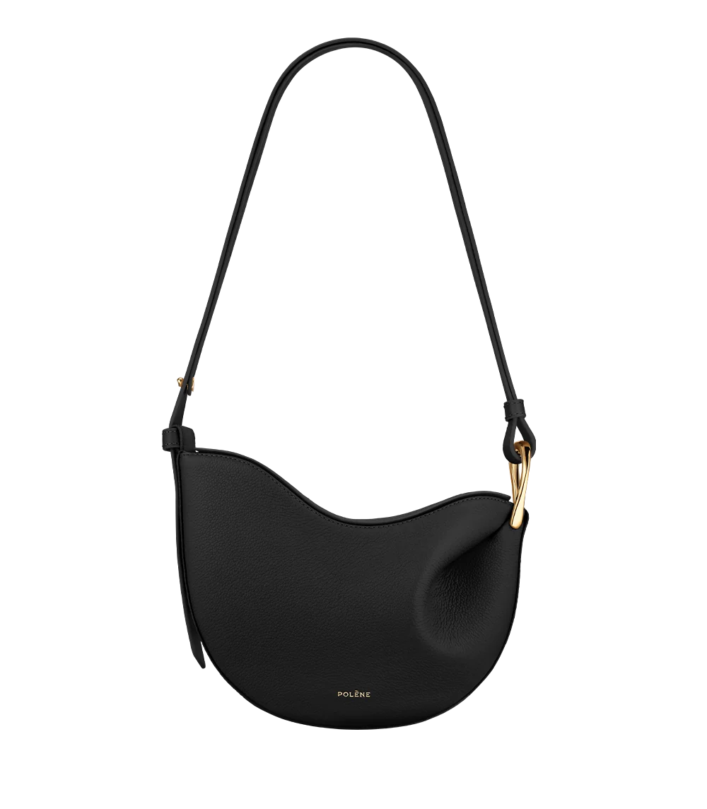 Polene Tonca Edition Textured Bag - Black