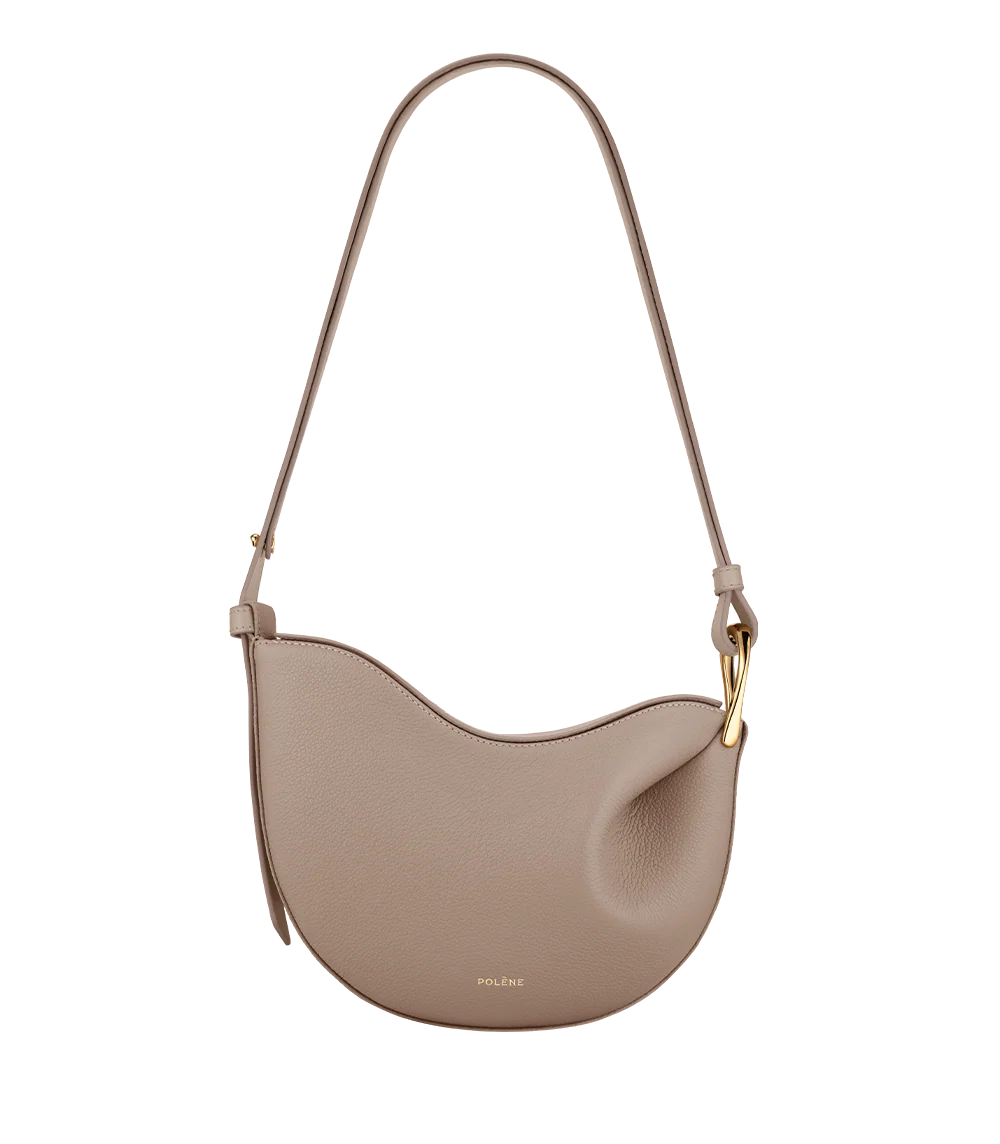 Polene Tonca Edition Textured Bag - Taupe