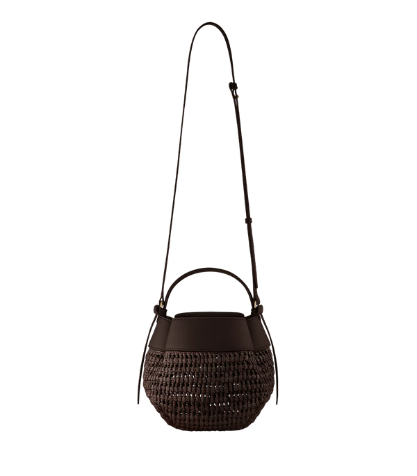 Polene Tsubi Edition Raffia Ebony Bag