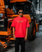 Sullitt Oversized Red T-Shirt - Rival Roar Tiger