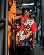 Sullitt Oversized Red T-Shirt - Rival Roar Tiger