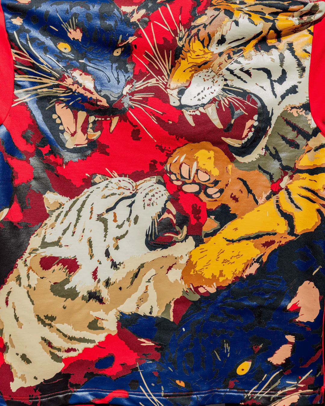 Sullitt Oversized Red T-Shirt - Rival Roar Tiger