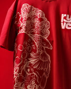 RYVE Oversized T-Shirt Maroon - Afterdark