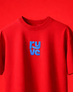 RYVE Oversized T-Shirt Red - Ascent