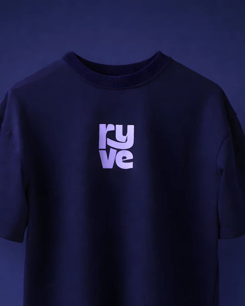 RYVE Oversized T-Shirt Navy - Still Waters