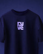 RYVE Oversized T-Shirt Navy - Still Waters