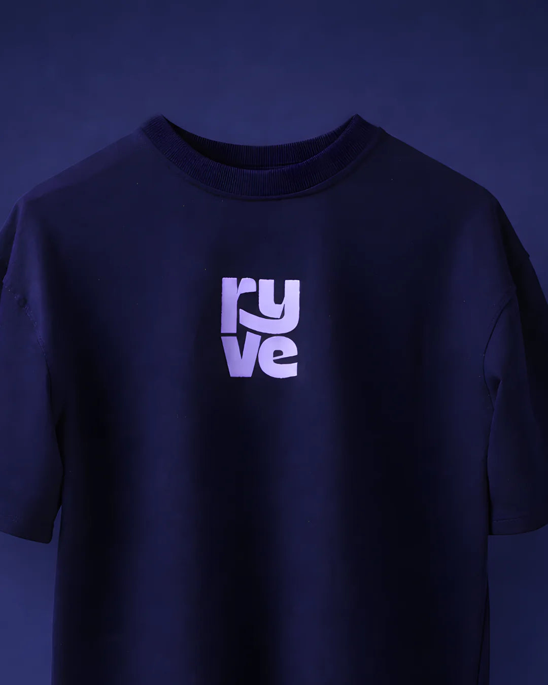 RYVE Oversized T-Shirt Navy - Still Waters