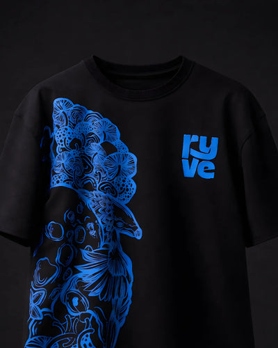 RYVE Oversized T-Shirt Black - Afterdark