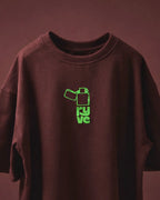 RYVE Oversized T-Shirt Brown - Kindled