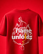 RYVE Oversized T-Shirt Red - Kindled