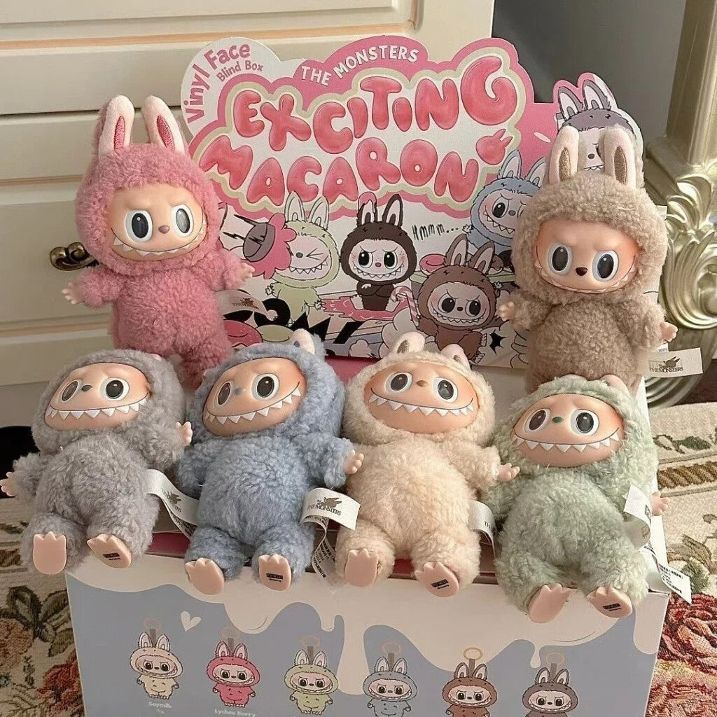 Pop Mart Labubu The Monsters Exciting Macarons Vinyl Face Sealed Case (Pack of 1)