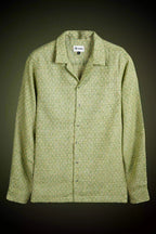 LYVN Slim Fit Coastline Jacquard Shirt - Mojito Green