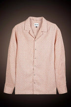 LYVN Slim Fit Jacquard Shirt - Dust Rose