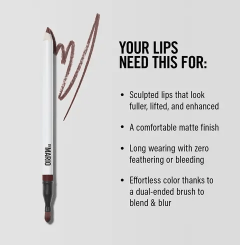 Makeup By Mario Ultra Suede Sculpting Lip Pencil - Toasty