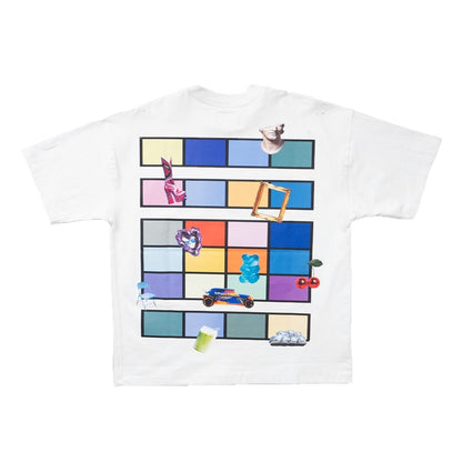 KNN Calcutta Stickerbook White Tee